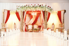 Heavenly Indian wedding mandap. Heavenly Indian wedding mandap.