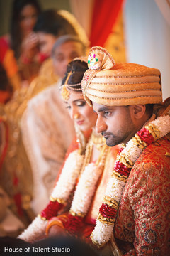 Solemn Hindu wedding ceremony union. Solemn Hindu wedding ceremony union.