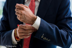 Indian groom getting ready scene Indian groom getting ready scene