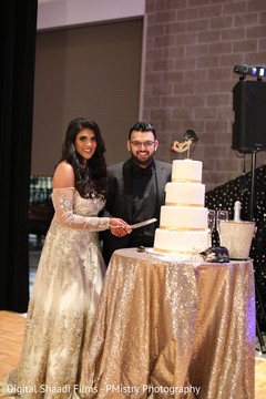 Cutting the cake moment Cutting the cake moment