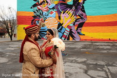 Heartwarming indian bride and groom's first look Heartwarming indian bride and groom's first look