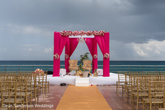 Seaside Indian wedding ceremony. Seaside Indian wedding ceremony.