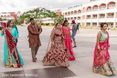Indian bride on her way to the ceremony. Indian bride on her way to the ceremony.