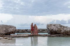 Maharani and Rajah beach wedding portrait. Maharani and Rajah beach wedding portrait.