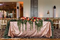 Glitz Indian sweetheart table. Glitz Indian sweetheart table.