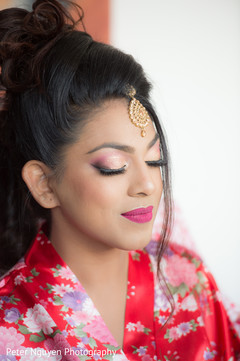 Beautiful indian bride getting ready. Beautiful indian bride getting ready.