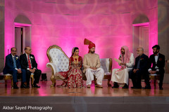 Adorable indian couple at their wedding reception Adorable indian couple at their wedding reception