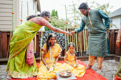 See this traditional indian bride's pre-wedding ritual See this traditional indian bride's pre-wedding ritual