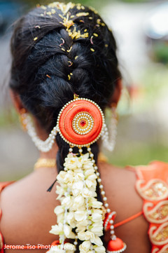 Dazzling indian bride's hair style Dazzling indian bride's hair style