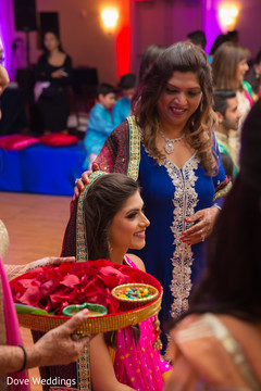Beautiful indian bride's pre-wedding ritual Beautiful indian bride's pre-wedding ritual