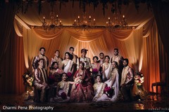 Fabulous indian couple's with bridesmaids and groomsmen portrait Fabulous indian couple's with bridesmaids and groomsmen portrait