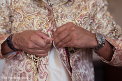 Charming indian groom getting ready Charming indian groom getting ready