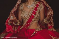 Indian bride's wedding lengha Indian bride's wedding lengha