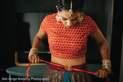 Beautiful indian bride getting ready Beautiful indian bride getting ready