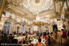 Indian wedding guests during reception capture Indian wedding guests during reception capture