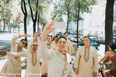 Indian groom taking a selfie Indian groom taking a selfie