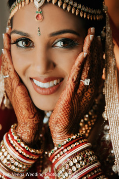 Gorgeous indian bride's portrait Gorgeous indian bride's portrait