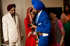 Indian bride's tender moment Indian bride's tender moment