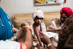 Indian groom getting ready capture Indian groom getting ready capture