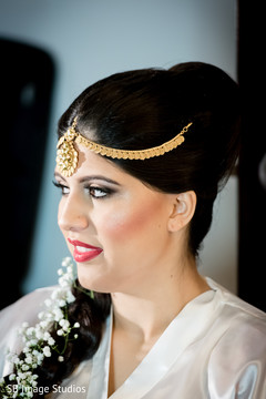 Lovely indian bride getting ready Lovely indian bride getting ready