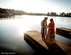 Heartwarming indian bride and groom's first look Heartwarming indian bride and groom's first look