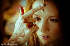 Sweet indian bride getting ready Sweet indian bride getting ready