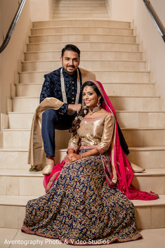 Indian bride and groom's photo session. Indian bride and groom's photo session.
