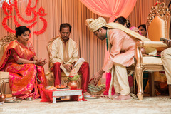 See this couple during traditional wedding ritual. See this couple during traditional wedding ritual.