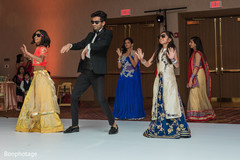 Indian wedding reception dance performance Indian wedding reception dance performance
