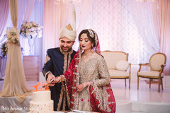 Cutting the cake scene Cutting the cake scene