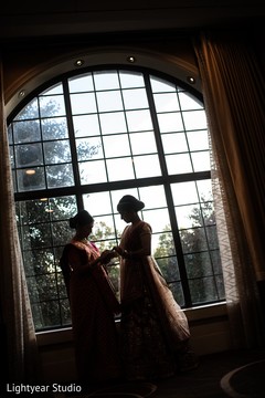 Enchanting indian bride getting ready Enchanting indian bride getting ready