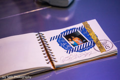 Cheerful Indian wedding guest book. Cheerful Indian wedding guest book.