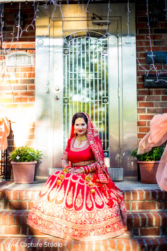 Indian bride ready for her wedding ceremony. Indian bride ready for her wedding ceremony.