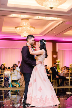 Gorgeous Indian bride and groom's first dance. Gorgeous Indian bride and groom's first dance.