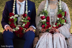 Elegant indian bride and groom's wedding outfit Elegant indian bride and groom's wedding outfit