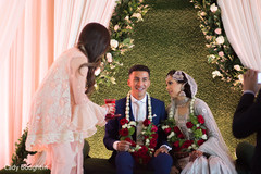 Indian lovebirds during wedding ceremony Indian lovebirds during wedding ceremony