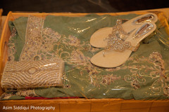 Indian bride's pre-wedding celebrations outfit indian wedding gallery,indian bride fashion,bridal shoes