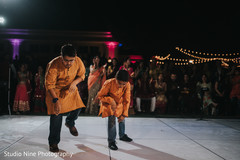 Colorful Indian sangeet little kids dancing. Colorful Indian sangeet little kids dancing.