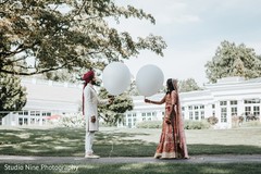 Indian bride and groom magical scene. Indian bride and groom magical scene.