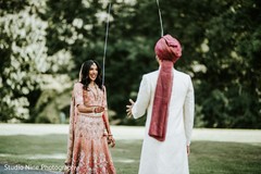Indian bride and groom tender moment. Indian bride and groom tender moment.