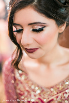 Beautiful Indian bride getting ready. Beautiful Indian bride getting ready.