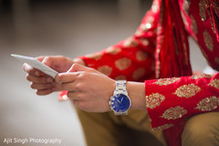 Indian groom getting ready for wedding ceremony. Indian groom getting ready for wedding ceremony.