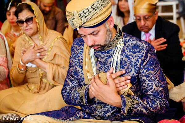 Charming indian groom capture