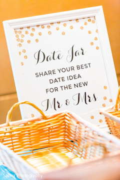 Great Idea for guest to give date ideas to bride and groom. Great Idea for guest to give date ideas to bride and groom.