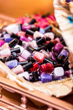 Capture of nail polish for the favors at the mehndi celebration. Capture of nail polish for the favors at the mehndi celebration.