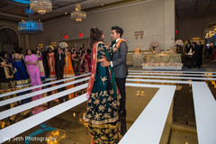 Indian bride and grooms first dance capture. indian bride and groom,indian wedding reception fashion,indian wedding dance