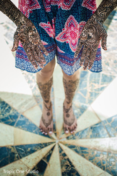 Indian bride showing mehndi art indian wedding gallery,indian bride mehndi,pre-wedding celebrations