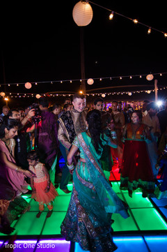 Gorgeous indian couple rocking the dance floor indian wedding gallery,sangeet,pre-wedding celebrations,indian bride and groom