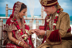 Ring exchange moment indian wedding ceremony,indian wedding ceremony photography,indian bride and groom
