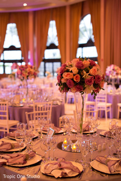 Splendid table decor indian wedding reception,indian wedding reception floral and decor,floral centerpiece